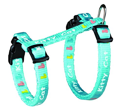 Trixie 4181 Set of Harness and Lead for Kittens / Small Cats Nylon 21 - 33 cm / 8 mm