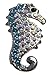 Navika Seahorse Swarovski Crystal Ball Marker with Hat Clip