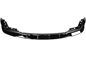IKON MOTORSPORTS Front Bumper Lip Compatible with 2019-2022 BMW 3 Series G20 M Sport M340i, Ikon Style Glossy Black Chin Spoiler Air Dam Splitter