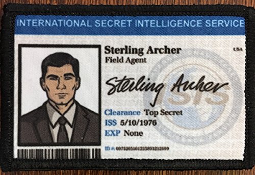 Archer ID Badge Morale Patch. Perfect for your Tactical Military Army Gear, Backpack, Operator Baseball Cap, Plate Carrier or Vest. 2x3