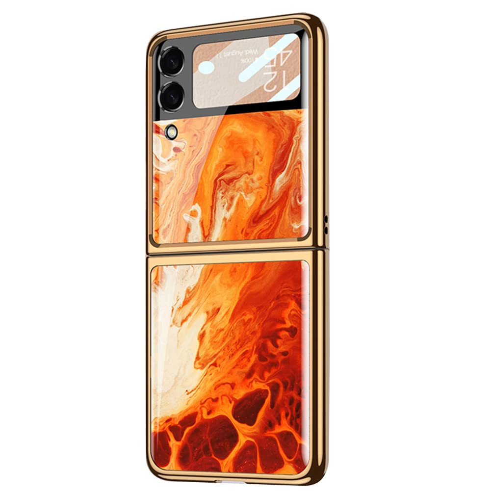 SHIEID Case for Samsung Galaxy Z Flip3 5G,Case Ultra-Thin PC Phone Cover with Samsung Galaxy Z Flip3 5G,Cover for Samsung Galaxy Z Flip3 5G,KBL1
