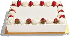 Strawberry Shortcake: Half Sheet - Serves 32
