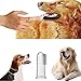 Bojafa Dog Cat Finger Toothbrush Set of 6 - Dental Hygiene Tooth Cleaning Brush for Small to Large Dogs,Cats,&Most Pets
