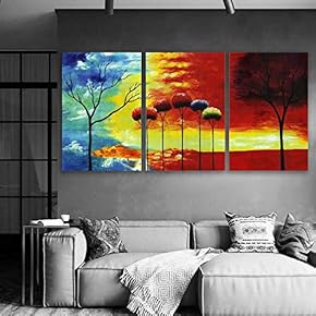 Wall26-3 Panel Canvas Wall Art-Chromatic-Giclee Painting Wall Bedroom Living House Decoration Home Art - 16"x24" x 3 Panels