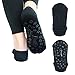 Scirokko Non Slip Grips Yoga Socks for Pilates Barre Ballet Low Cut Cotton Women Non Skid Toe Shoes