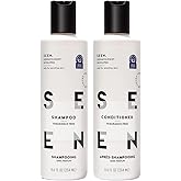 SEEN Shampoo & Conditioner Bundle, Fragrance-Free - Non-Comedogenic Hair Care Set, Dermatologist-Developed, Safe for Sensitive, Eczema & Acne-Prone Skin