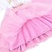 Newborn Baby Girl Princess It's My 1st/2nd Birthday Party Cake Smash Shinny Sequin Bow Tie Tulle Tutu Dress Outfit Pink (1 Year)