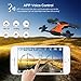 RC Headless Quadcopter Drone with HD Wi-Fi Camera 628 FPV Foldable RC Drone with App Voice Control 2.4Ghz 6-Axis Gyro