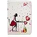 iPad Mini Case, Mini 2/3 Case, Dteck(TM) Fashion Pink Girl Design Bling Diamond Folio Stand Leather Case with Auto Wake/Sleep Function Smart Cover for Apple iPad Mini 1/2/3 (Working Girl)