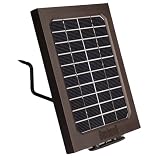 Bushnell 119756C Trail Cam Accessories Trophy Cam Aggressor Solar Panel Clamshell, Brown