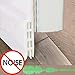 ANYQOO Self-adhesive Under Door Sweep Weather Stripping Door Bottom Seal Strip Door Draft Stopper, 2