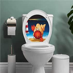 Muyindohome Cangrejos PVC material ilustración de la criatura marina