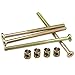 TOVOT 10 Set M6 x 90MM Crib Screws with Nuts Crib Bolts Replacement Socket Head Screws for Furniture Beds Chairs