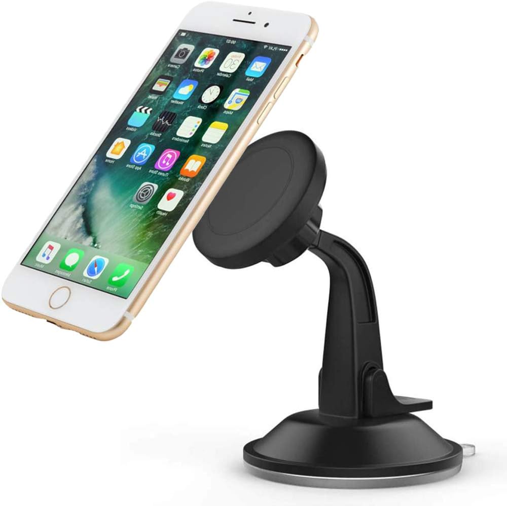 Emasun Car Phone Mount Holder Dashboard Mount and Windshield Magnetic Universal Car Mount Holder for Smartphones including Phone X 6/7/8Plus 4/5/6S Samsung Galaxy S6 S5 S4 Nexus and More