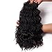 Wavy Senegalese Twist Crochet Braids 6packs/lot 14Inch 35Strands/Pack Synthetic Kanekalon Crochet Hair Curly Havana Mambo Twist Braiding Hair (14 Inch, 4#)