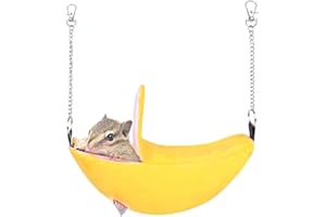 KUDES Banana Hamster Bed House Hammock Small Animals Hanging Warm Bed House Cage Nest Hamster Accessories