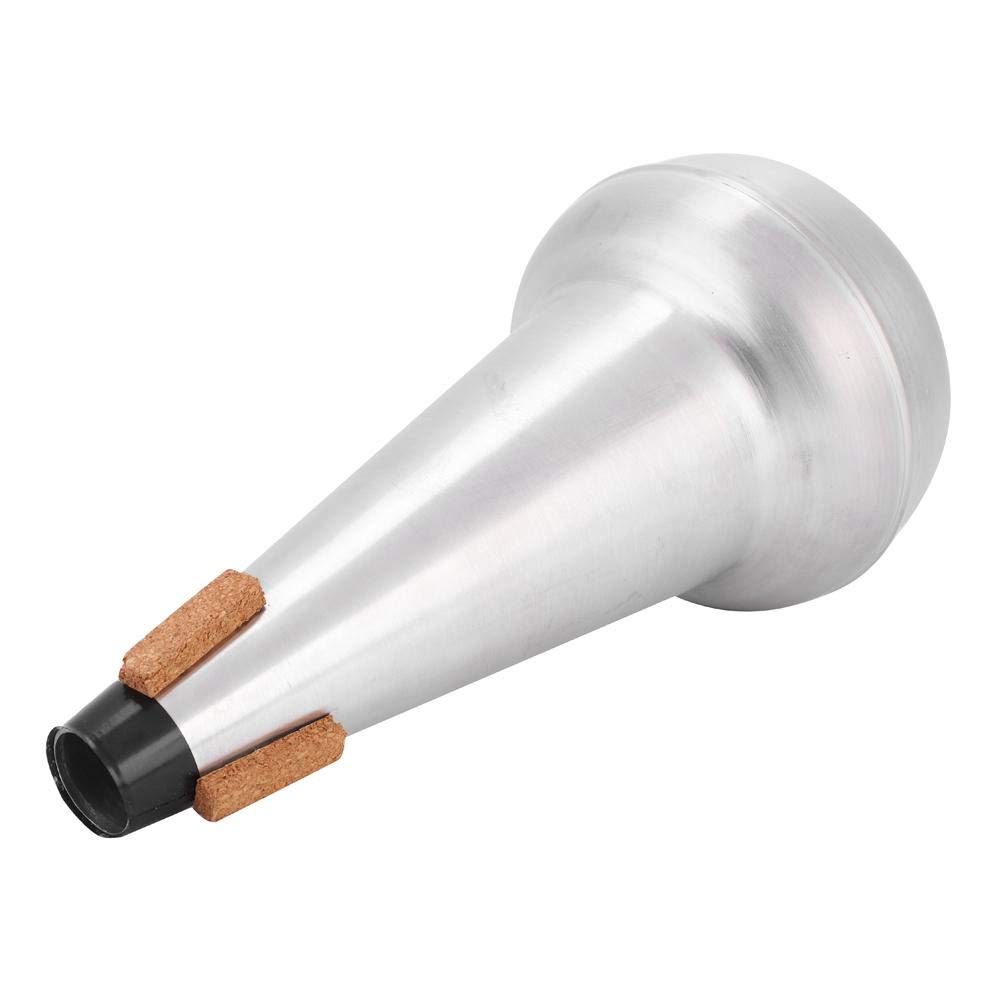 Drfeify Trombone Mute, Aluminium Alloy Quiet Practice, Practice Silencer Lightweight Durable for Students Home Practice Recording Studios Neighbours Quiet Playing