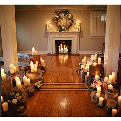 image for HEIOKEY Electronic LED Candle Set of 3 (4