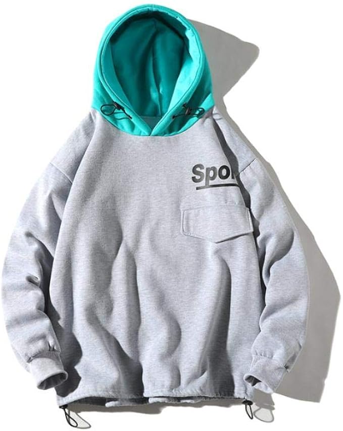 Amazon メンズスウェットシャツ新しいヒップホッププリントサーマルポーラーフリーススウェットシャツレディースプルオーバートップカジュアル秋 冬 パーカーメンズストリートウェア グレー M トレーナー パーカー 通販