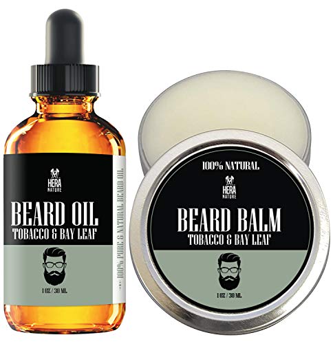 Hera Nature Beard Oil Conditioner for Men - Tobacco & Bay Leaf, Natural Ingredients, Keeps Beard and Mustache Full, Reduce Itchy, Promote Healthy Growth, Soft and Healthy, Vegan and Cruelty Free. - Thumbnail 5