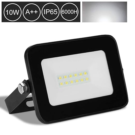 wolketon LED 10W Blanco frío Foco proyector Reflectores Lámpara ...