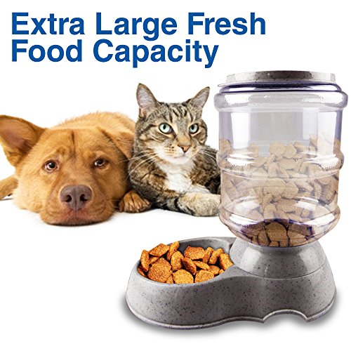 Hot Sale Gravipet Feeder Superb 1 Gallon Gray Automatic Feeding