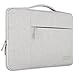 MOSISO Polyester Multifunctional Briefcase Handbag Compatible 13-13.3 Inch Laptop, Deep Gray