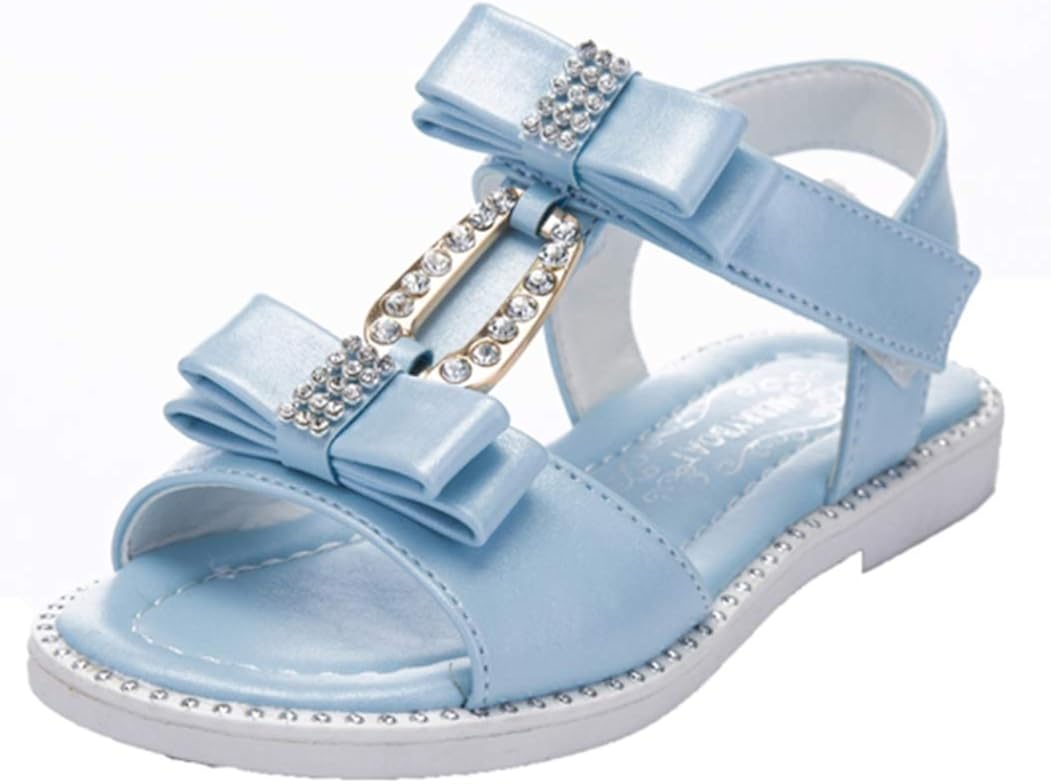 baby blue flat sandals