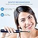 SARMOCARE Sonic Electric Toothbrush, Travel Rechargeable Toothbrushes for Adults Kids with 5 Modes and 6 Brush Heads, Waterproof,Smart Timer & Travel Case Included-Purple