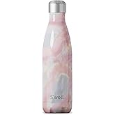 S’well Stainless Steel 17oz Water Bottle, Geode Rose Color, Triple-Layer Vacuum Insulated to Keep Drinks Cold 36 Hours and Hot 18 Hours, BPA Free