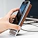Wood Wireless Charger for Microsoft Lumia 735/830/920/928/930/950/XL/1520 - [Fast Charge] Cooper ECOSTAND Wireless Charging Stand | Qi Wireless Charger Stand | Desk, Office (Aluminium & Rosewood)