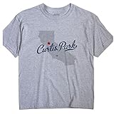 Curtis Park California CA, Neighborhood of Sacramento MAP GreatCitees T Shirt
