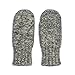 Dachstein Woolwear 4 Ply Extreme Warm 100% Austrian Boiled Wool Alpine Mittens in Natural Grey (7.5)