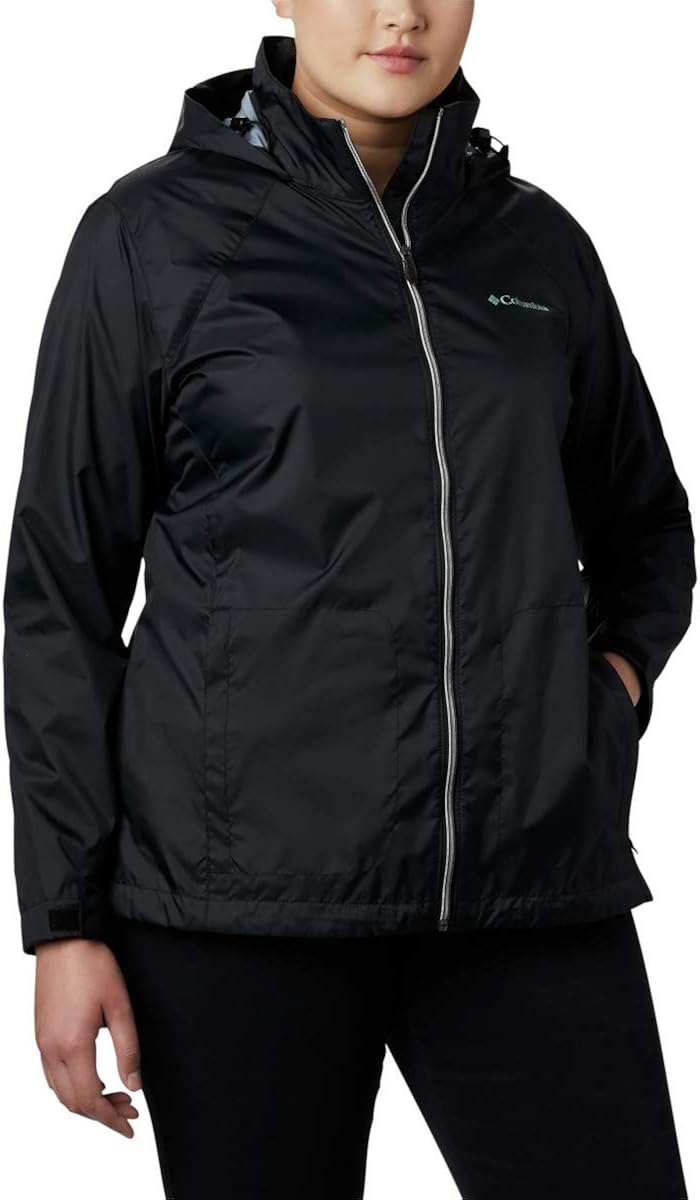 Columbia Women's Switchback Iii Adjustable Waterproof Rain Jacket: Clothing