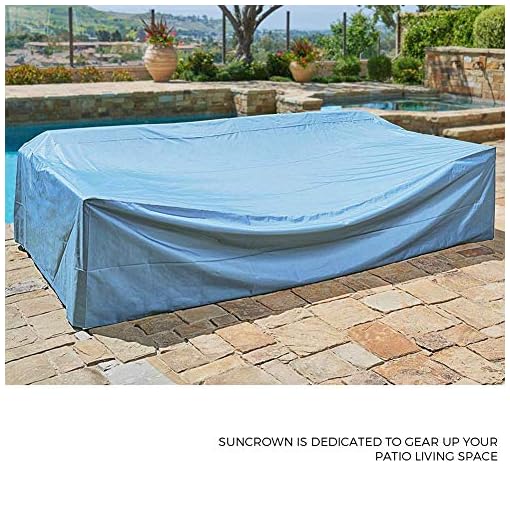 Suncrown Outdoor Patio Furniture 7 Piece Wicker Sofa Set Washable Seat Cushions With Ykk Zippers And Modern Glass Beachfront Decor