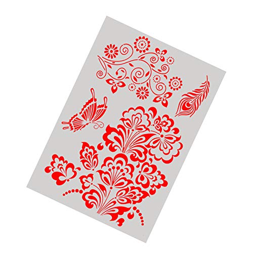 image for Xlala DIY Wedding Birthday Party Cake Stencil Cake Spray Decorating Pr