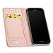 Galaxy J7 Pro Case , DUX DUCIS Skin Pro Series Ultra Slim Layered Dandy ,Kickstand,Magnetic Closure,TPU bumper,Leather,Full Body Protection For Samsung Galaxy J7 Pro (16GB) J730G / DS (Rose Gold)
