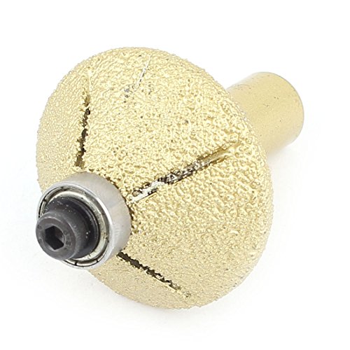 uxcell 45 Degree 1/2" x 5/8" Diamond Profile Chamfer Router Bit for Marble