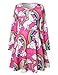Jxstar Big Girls' Animal Dress Unicorn Clouds Printed Long Sleeve Skater Dress Unicorn 130