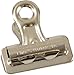 Elmer's Bulldog Clips, Steel, 1/4 Inch Capacity, 1 Inch, Nickel-Plated, 36/Box (2000)
