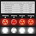 SOKLIT USB Rechargeable Bike Light Front and Rear Waterproof IPX4 Super Bright Bicycle LED Light Set 120 Lumen with 650mah Lithium Battery, 4 Light Mode Options, Including 2 USB cables and 6 Strap