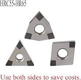 EasyByMall CBN Turning Inserts for Hardened Steel Finishing HRC65 view 8