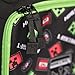 JINX Minecraft Scatter Creeper Insulated Kids School Lunch Box, Black, 8.5