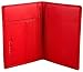 Travelambo RFID Blocking Genuine Leather Passport Holder Wallet Cover Case (red)