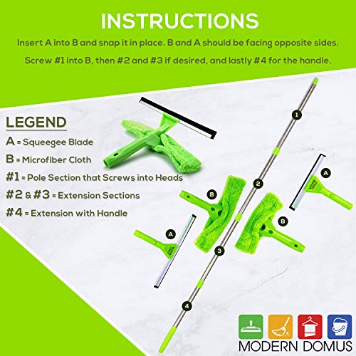 2 Neverending+Squeegee+Cleaner+Cleaning+Windshield