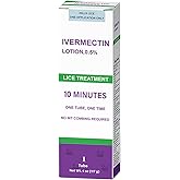 LUNCHIS Ivermectin Lotion Lice Treatment, 0.5%, 4 oz