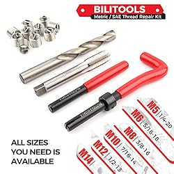 BILITOOLS M6x1.0 Thread Repair Kit, HSS Drill