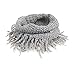 EUBUY Fashionable Autumn Winter Kids Toddler Knit Warmer Tassels Neck Scarf Circle Loop Round Scarves Shawl(Gray)