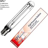 SPL Horticulture Sthb 1000 Hydroponic 600w Watt High Pressure Sodium HPS Grow Light Bulb Lamp for Magnetic and Digital Ballast