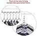 4 Pack Closet Magic Space Saving Hangers Organization, Wardrobe Space Saver Hanger oragnizer, Multi Hanger for Clothes Jeans Pants